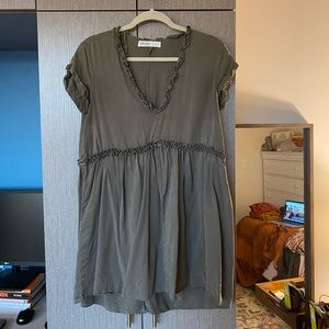 Zara green dress
